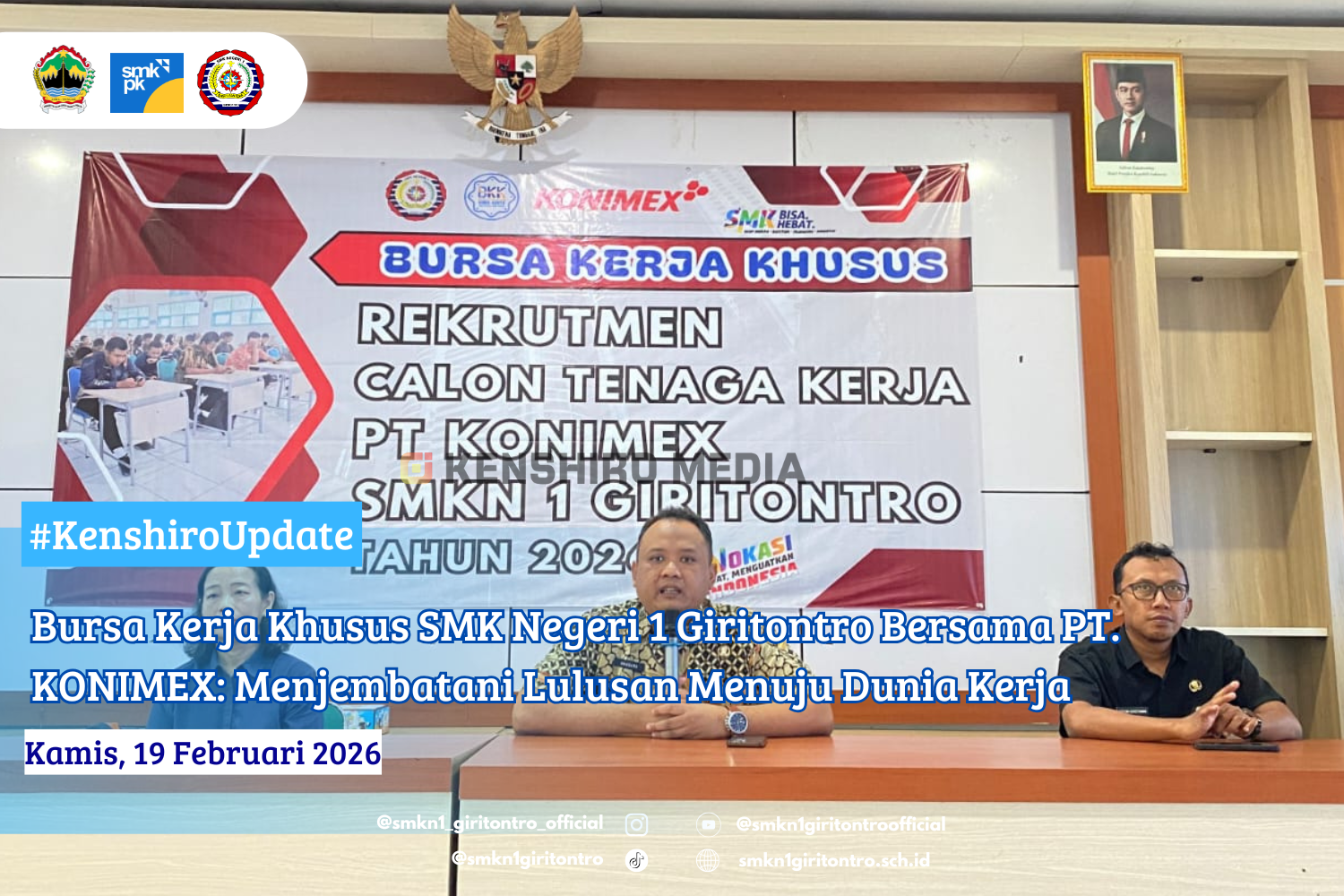 Bursa Kerja Khusus SMK Negeri 1 Giritontro Bersama PT. KONIMEX: Menjembatani Lulusan Menuju Dunia Kerja