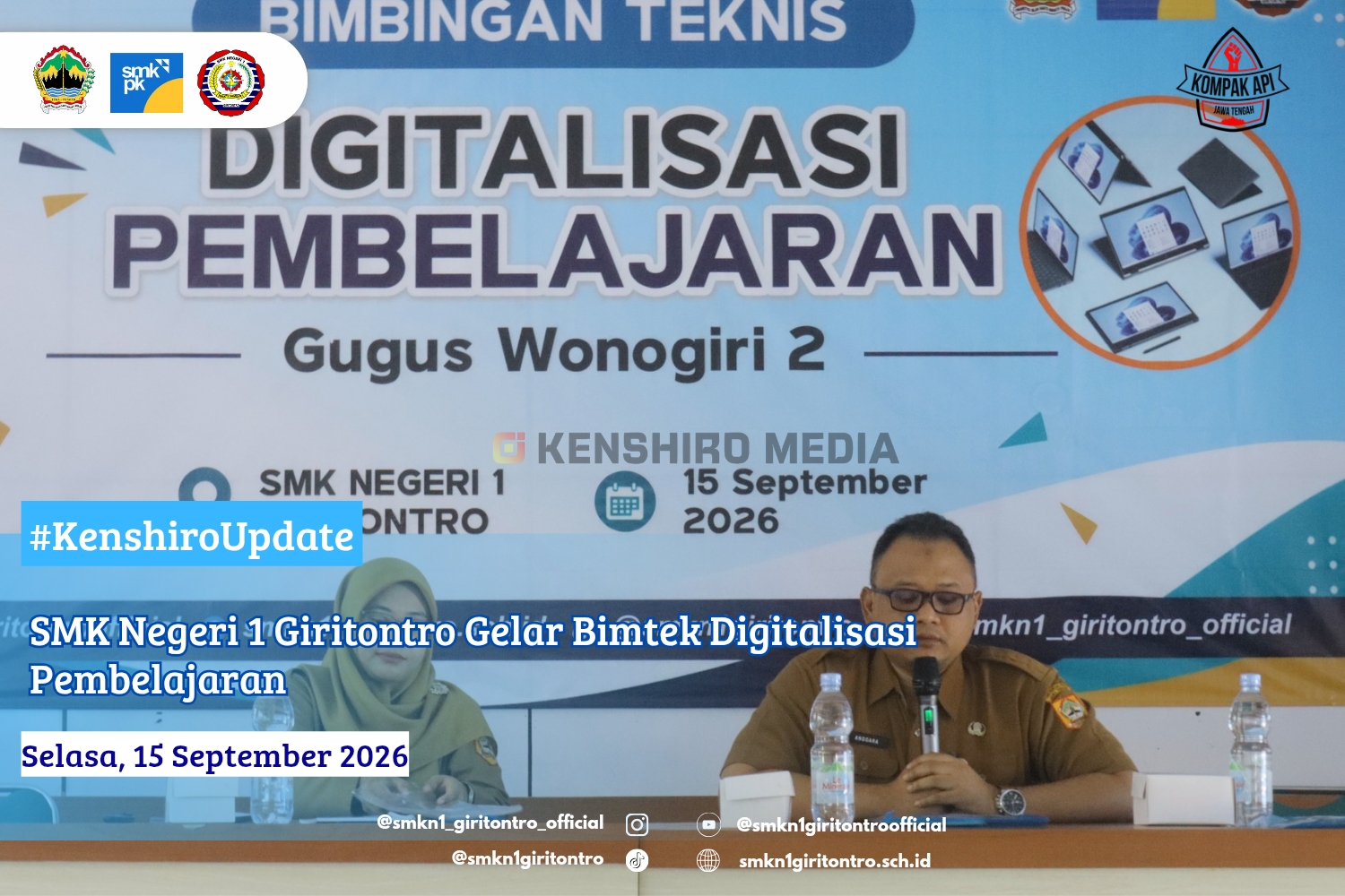 SMK Negeri 1 Giritontro Gelar Bimtek Digitalisasi Pembelajaran